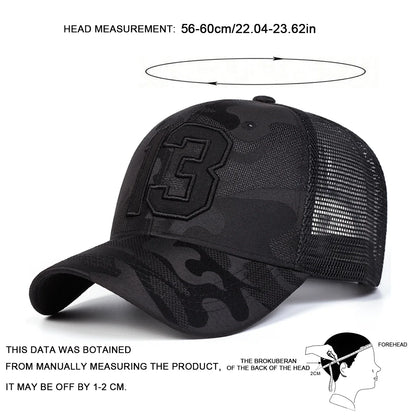 Unisex Letter Embroidery Baseball Net Caps Outdoor Adjustable Casual Hats Sunscreen Hat Sports Cap