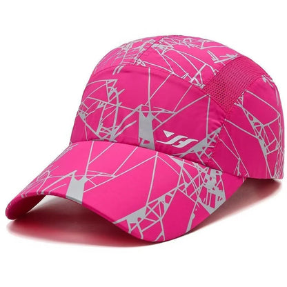 Quick Drying Print Hats Breathable Mesh Baseball Cap