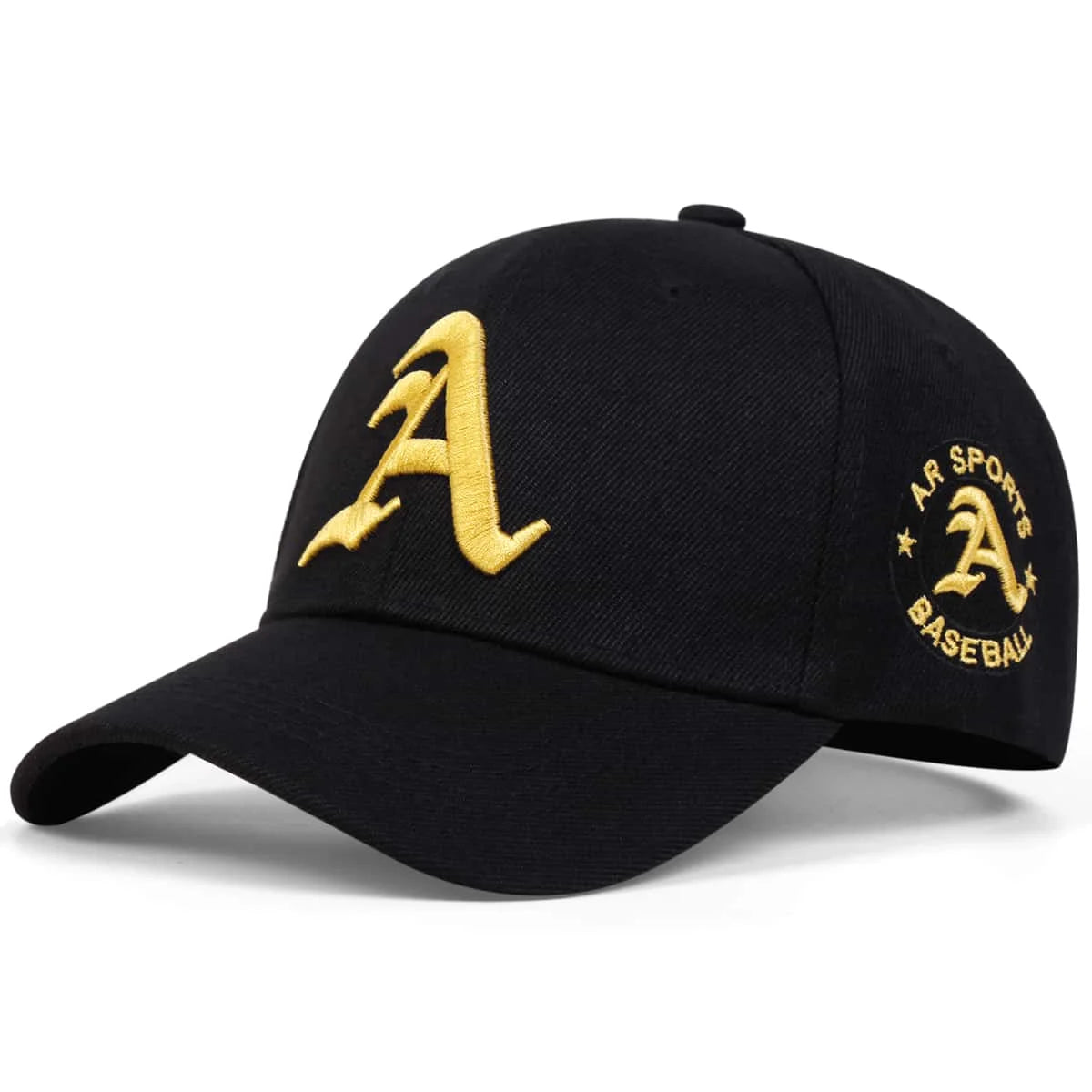 Unisex Gothic Letter A Embroidery Baseball Caps