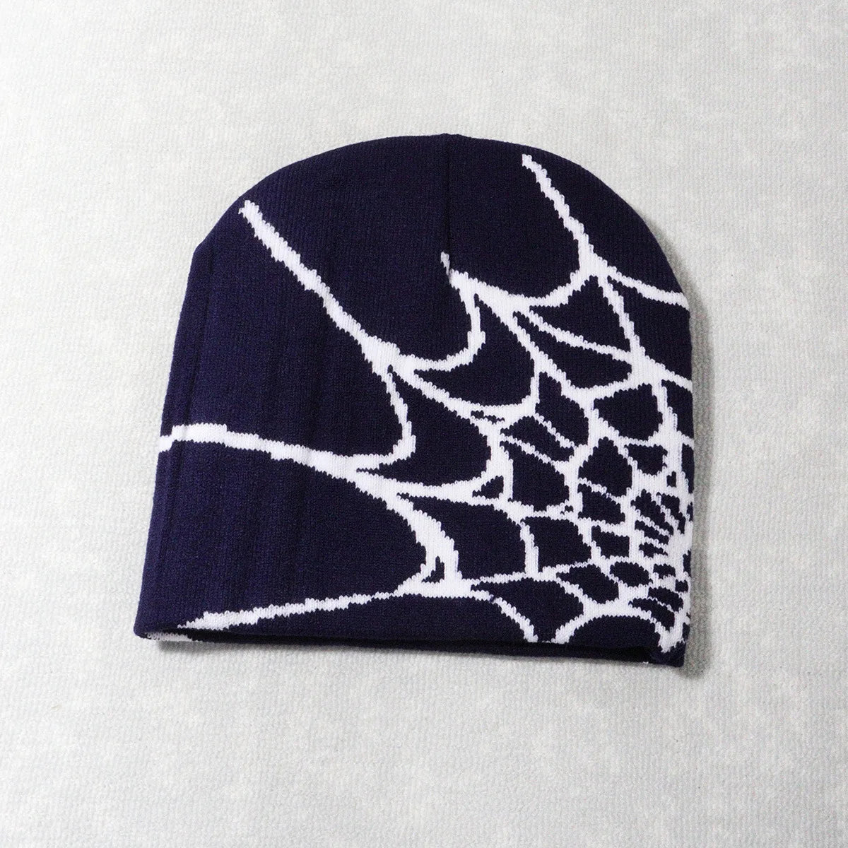 Knitting Spider Web Design Hat Skullies Beanies