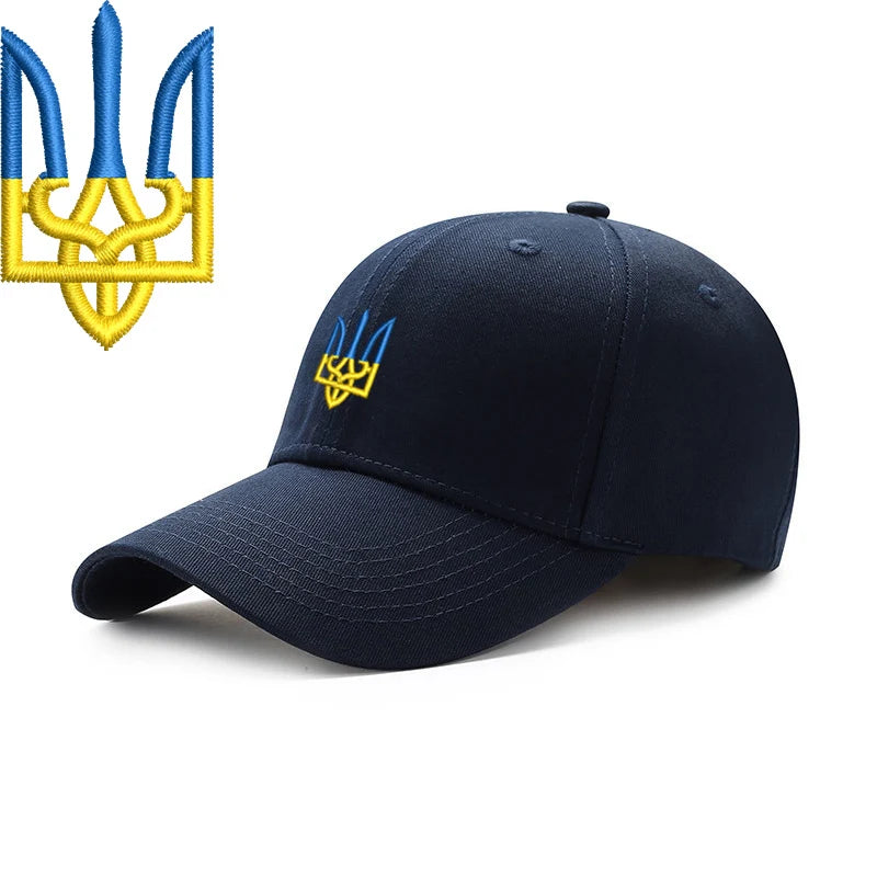 Embroidery Ukraine trident Symbol Spetsnaz Special Forces Men Women Boy Baseball Caps