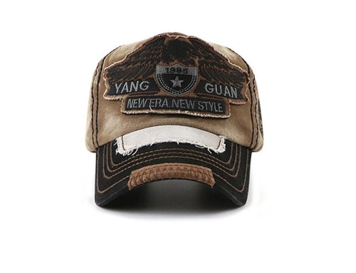 Vintage Washed Embroidered Baseball Cap Fashion Hat for Men And Women