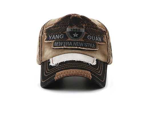 Vintage Washed Embroidered Baseball Cap Fashion Hat for Men And Women