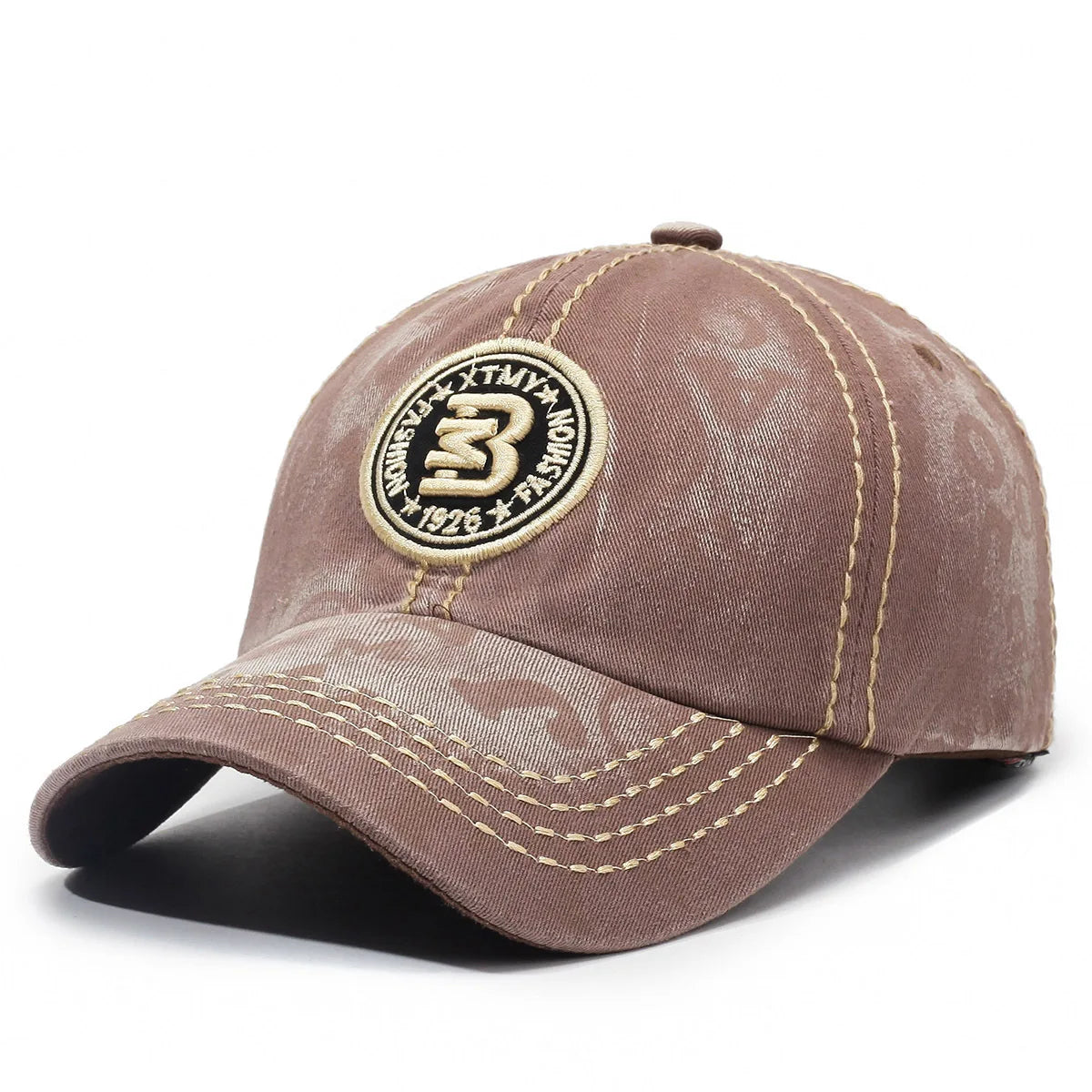 Retro Hat Baseball Cap Embroidery Letter Baseball Cap Fashion Couple Shade Sunscreen Versatile
