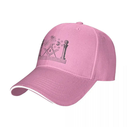 Symbols Of Masonry Freemasonry Baseball Caps Hip Hop