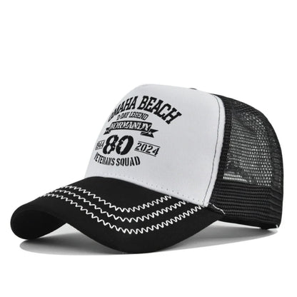 Spring Summer Printed Mesh Breathable Baseball Cap