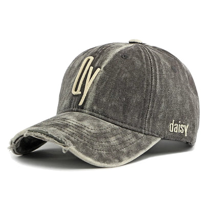 Korean Fashion Washed Denim Baseball Cap Soft Top