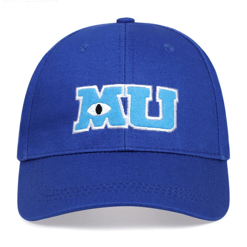 Comic Baseball Cap Men Adult Unisex Cotton MU Embroidery Big Eye Cap