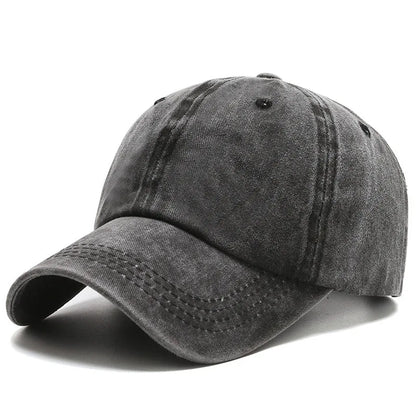 Baseball Caps Washed Cotton Women Men's Cap