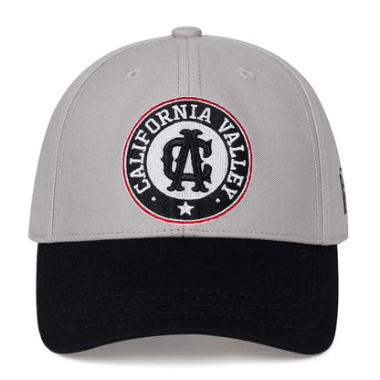 Cotton Baseball Cap California Letter Embroidered Women