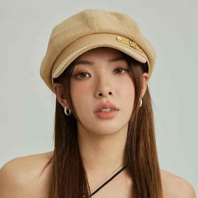 British-Style Beret, Korean Fashion Versatile Painter's Hat