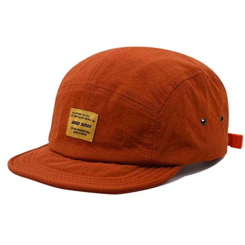 Japanese-Style Short-Brim Baseball Cap