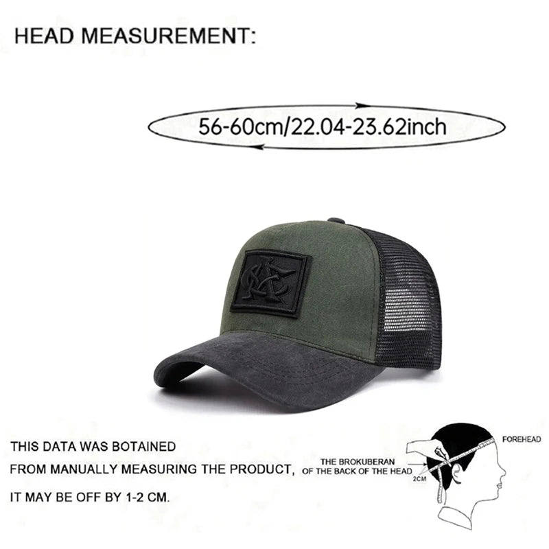 2026 New Breathable Mesh Hat CA Embroidered Baseball Hat
