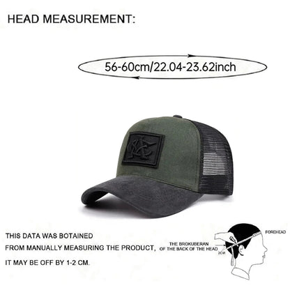 2026 New Breathable Mesh Hat CA Embroidered Baseball Hat