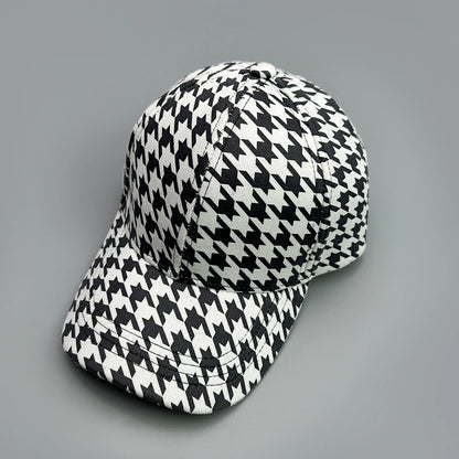 Classical Retro Houndstooth Baseball Hats