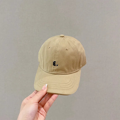 Fashion Letter Children Baseball Hat Embroidery Kids Duck 2 8year Boys Girls Outdoor Sunshade Visors Baby Hats