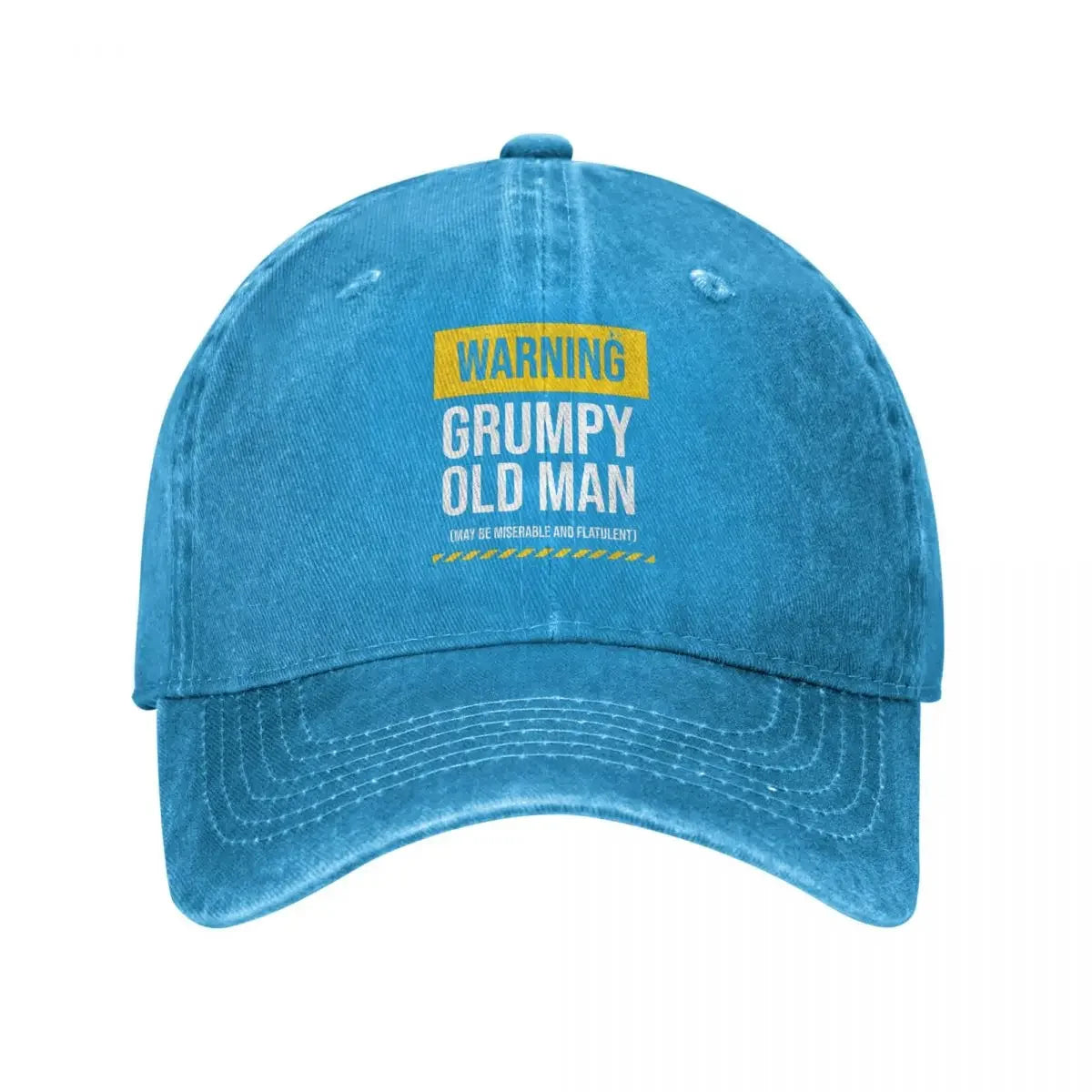 Warning Grumpy Old Man Men Women Baseball Cap