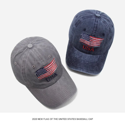 Fashionable American Flag Pattern Curved Brim Baseball Cap
