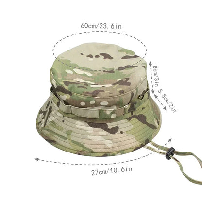 Tactical Camouflage Boonie Hat Multicam Men Sports Hunting Cap