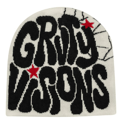 Unisex Knitted Hats Trendy Letter Pattern Popular Hip-Hop Hats