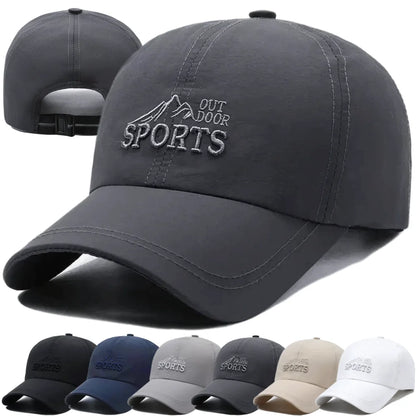 Unisex Quick-Dry Baseball Cap For Men Women