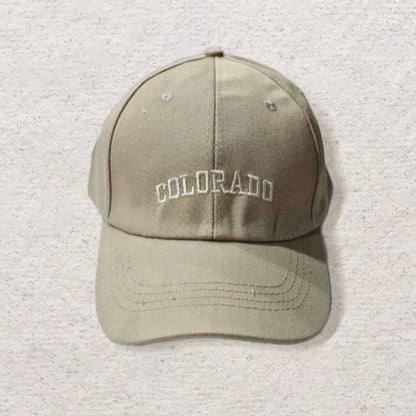 Soft Cotton Baseball Caps Solid Letter Embroidery Men Women