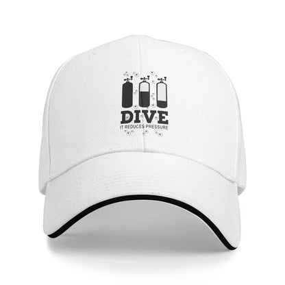 Custom Punk Unisex Rescue Diver Baseball Cap