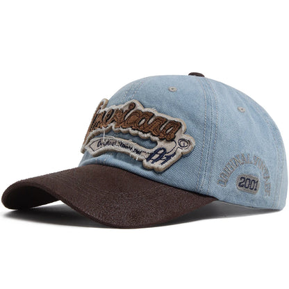 Summer Denim Baseball Cap Men's