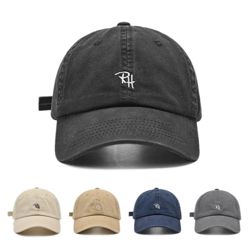 1pcs Simple Letter Baseball Cap Adult Breathable Cotton Sports