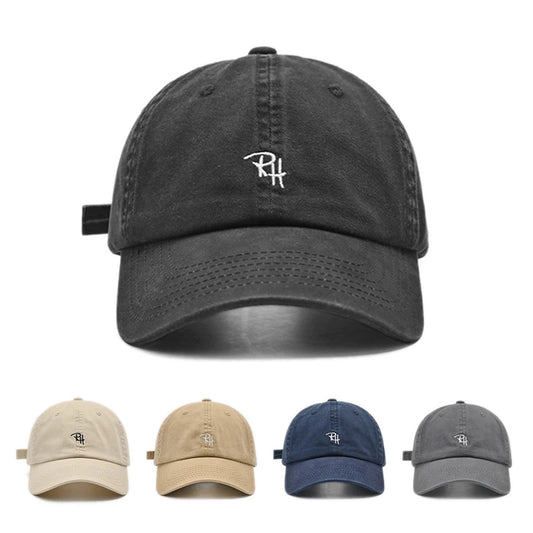 1pcs Simple Letter Baseball Cap Adult Breathable Cotton Sports