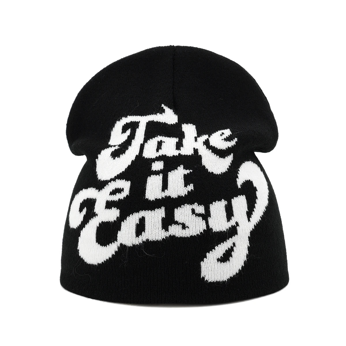 Y2k Letter Butter Knit Hats Skullies Beanies Autumn Winter Warm Hat