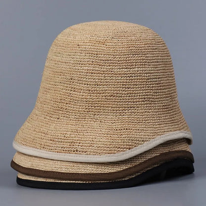 100% Natural Raffia Bucket Hat