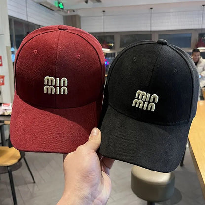 Korean Version High-quality Hard-top Baseball Cap Women Men