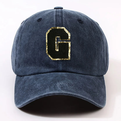 Fashionable 26 Letter Stick Label Hip-Hop Baseball Cap Hat for Men and Women