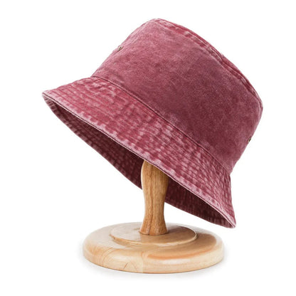 Popular Unisex Cotton Summer Washed Jeans Bucket Hat
