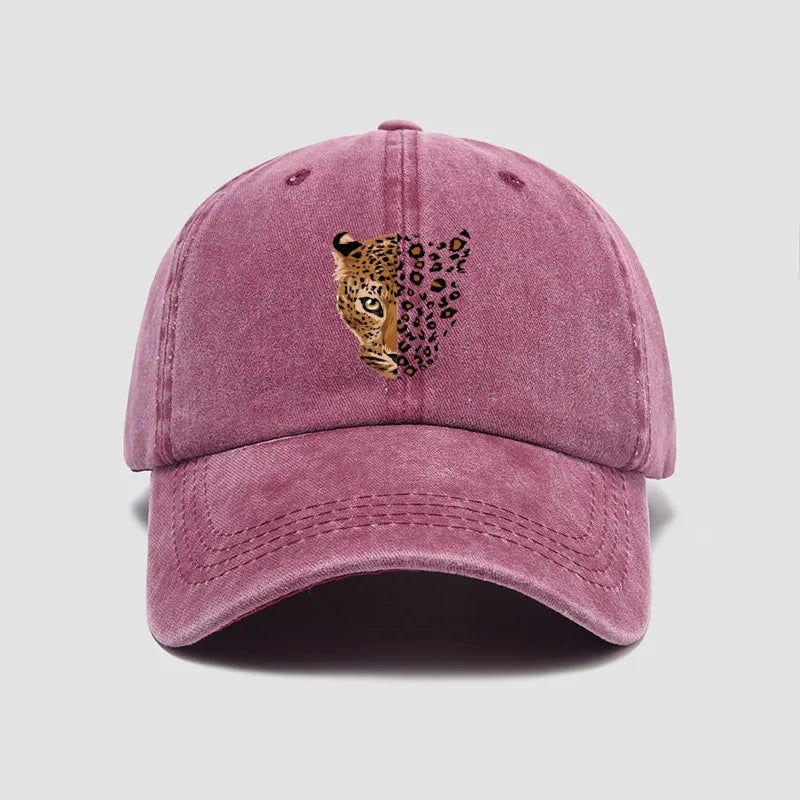 Fashionable Leopard Print Baseball Cap