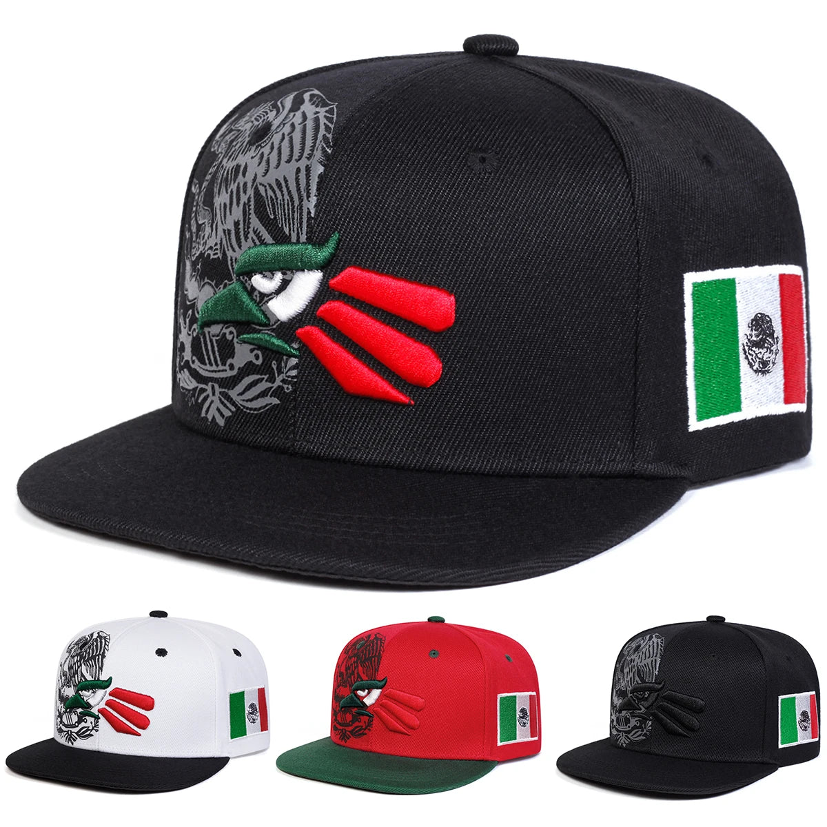 Unisex Eagle Embroidery Hip Hop Hats Outdoor Adjustable Casual Baseball Caps Sunscreen Hat Sports Cap