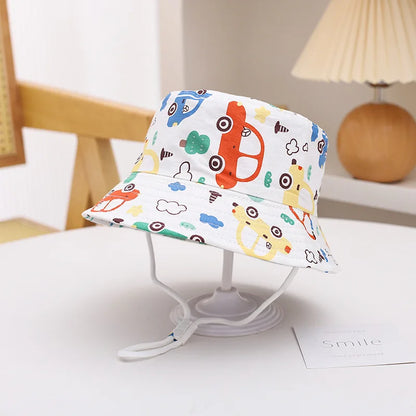 Children Panama Hat Spring Summer Baby Fisherman Hat For Boys Girls Bucket Hats
