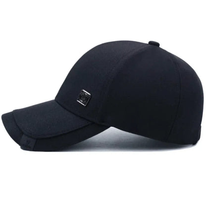 Hot Sale Men Baseball Cap With Metal Mark Adjustable Casual Hat