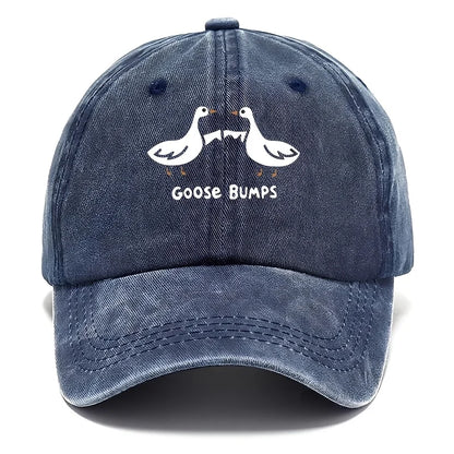 Retro Goose Print Baseball Cap for Men's Sports Hat
