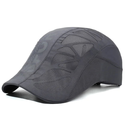 Summer New Arrival SPORT Letter Front Panel Cap For Men Breathable Sun Hat Outdoor UV Protection Baseball Cap
