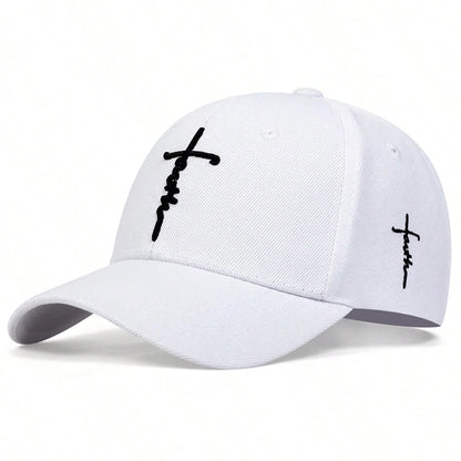 Fashion Faith Embroidery Baseball Cap Men Women