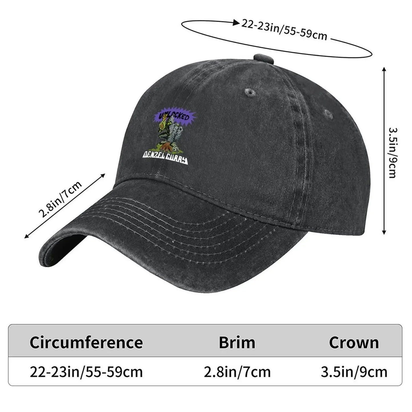 Denzel Curry Merch Unlocked Baseball Cap