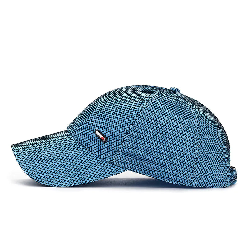 New Men Women Summer Golf Baseball Cap Quick Drying Hats Unisex Breathable Sport