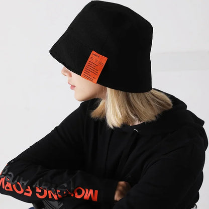 Women Cotton Bucket Hat Summer Bob Korean Fashion Casual Short Brim Panama Fisherman Hat