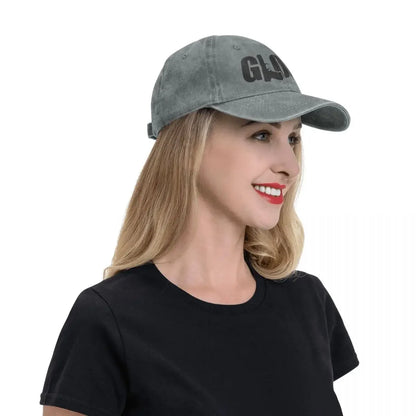 Glock Tactical Shooting Gun Baseball Caps Distressed Denim Snapback Cap
