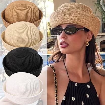 New Summer British Retro Artistic Painter Berets Pillbox Hat