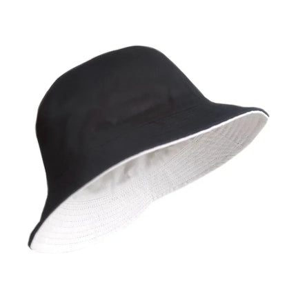 Cotton Bucket Hat Men Women Big Head Fisherman Hat Men