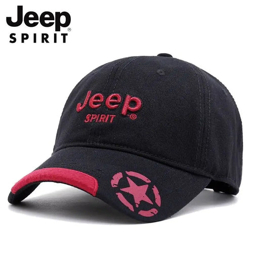 Jeep Pure Cotton Embroidered Baseball Cap