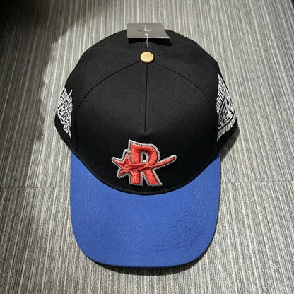 Contrast Brim 3D Embroidered Rough Play Hats